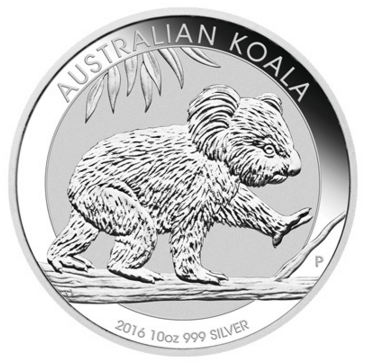 2018澳洲無尾熊銀幣(10 oz)(全新，未流通)